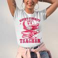 Cupid's Favorite Teacher Valentines Day Heart Book Lover Unisex Jersey T-Shirt