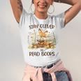 Cute Fox Stay Clever Read Books For Librarian Or Bookworm Unisex Jersey T-Shirt