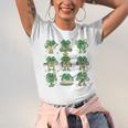 Cute Shamrock Reading Books St Patrick's Day Teacher Reading Unisex Jersey T-Shirt Cute Shamrock Reading Books St Patrick's Day Teacher Reading Unisex Jersey T-Shirt