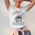 Dark Romance Shirt Women Smutt Book Merch I Have No Triggers Unisex Jersey T-Shirt Dark Romance Shirt Women Smutt Book Merch I Have No Triggers Unisex Jersey T-Shirt