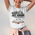 A Day Without Reading Is Like I Have No Idea Women Books Unisex Jersey T-Shirt A Day Without Reading Is Like I Have No Idea Women Books Unisex Jersey T-Shirt