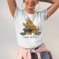 Dog Cooking The Books Unisex Jersey T-Shirt