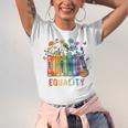 Equal Rights Book Flower Equality Peace Love Kindness Book Unisex Jersey T-Shirt Equal Rights Book Flower Equality Peace Love Kindness Book Unisex Jersey T-Shirt