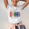 Equality Flower Books Equal Rights Social Justice Feminist Unisex Jersey T-Shirt