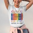 Equality Hurts No One LGBTQ Pride Books And Flowers Unisex Jersey T-Shirt Equality Hurts No One LGBTQ Pride Books And Flowers Unisex Jersey T-Shirt