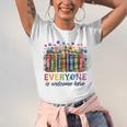 Everyone Is Welcome Here Floral Book LGBT Pride Equality Unisex Jersey T-Shirt Everyone Is Welcome Here Floral Book LGBT Pride Equality Unisex Jersey T-Shirt