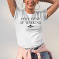 Very Fond Of Walking Book Lover Mom Walking Bookish Unisex Jersey T-Shirt Very Fond Of Walking Book Lover Mom Walking Bookish Unisex Jersey T-Shirt