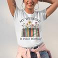 My Weekend Is Fully Booked Cozy Bookish Unisex Jersey T-Shirt My Weekend Is Fully Booked Cozy Bookish Unisex Jersey T-Shirt