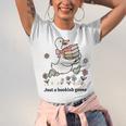 Goose With Books Cute Bookworm Reader Unisex Jersey T-Shirt
