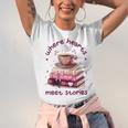 Where Hearts Groovy Meet Stories Coffee Books Valentines Day Unisex Jersey T-Shirt