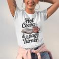 Hot Cocoa And a Page Turner Book Lovers Hot Chocolate Unisex Jersey T-Shirt Hot Cocoa And a Page Turner Book Lovers Hot Chocolate Unisex Jersey T-Shirt