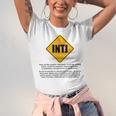 INTJ Warnings Architect Personality Type Introvert Unisex Jersey T-Shirt INTJ Warnings Architect Personality Type Introvert Unisex Jersey T-Shirt