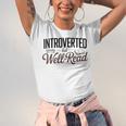 Introverted But Well-Read Book Lover Unisex Jersey T-Shirt