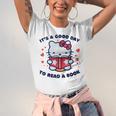 It's a Good Day To Read a Book Cute Cat Book Day Girls Boys Unisex Jersey T-Shirt It's a Good Day To Read a Book Cute Cat Book Day Girls Boys Unisex Jersey T-Shirt