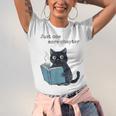Just One More Chapter Bookworm Cat Book Lover Unisex Jersey T-Shirt Just One More Chapter Bookworm Cat Book Lover Unisex Jersey T-Shirt