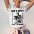 Life Is Short Buy The Book Skeleton Book Lover Reading Unisex Jersey T-Shirt Life Is Short Buy The Book Skeleton Book Lover Reading Unisex Jersey T-Shirt