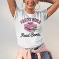 Pretty Girls Read Books Bookworm Book Lover Teacher Unisex Jersey T-Shirt Pretty Girls Read Books Bookworm Book Lover Teacher Unisex Jersey T-Shirt