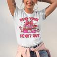 Read Your Heart Out Teacher Valentine Reading Book Lover Unisex Jersey T-Shirt Read Your Heart Out Teacher Valentine Reading Book Lover Unisex Jersey T-Shirt