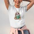 I Read Past My Bedtime Reading Sloth Book Lover Unisex Jersey T-Shirt
