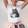 Reading Cat Cat Book Lover Unisex Jersey T-Shirt