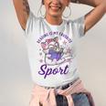 Reading Is My Favorite Sport Saying Quote Book Lovers Unisex Jersey T-Shirt