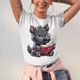 Scottish Terrier Reading a Book Dog Unisex Jersey T-Shirt