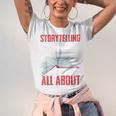 Storytelling Is What Life Is All About Book Unisex Jersey T-Shirt