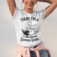 Today I'm A Serious Goose Animal Reading Book Lovers Unisex Jersey T-Shirt Today I'm A Serious Goose Animal Reading Book Lovers Unisex Jersey T-Shirt