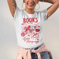 Valentines Book Lover Romance Books Are My Love Language Unisex Jersey T-Shirt
