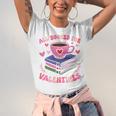 Valentines All Booked For Valentines Book Lovers Teacher Kid Premium Unisex Jersey T-Shirt