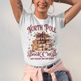 Vintage Retro North Pole Book Club Hot Cocoa Unisex Jersey T-Shirt Vintage Retro North Pole Book Club Hot Cocoa Unisex Jersey T-Shirt