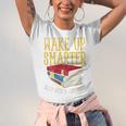 Wake Up Smarter Librarian Book Stack Premium Tri-Blend Unisex Jersey T-Shirt