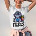Wild About Reading Book Lover Gorilla Unisex Jersey T-Shirt