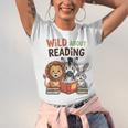 Wild About Reading Zoo Animals For Bookworm Book Reader Unisex Jersey T-Shirt Wild About Reading Zoo Animals For Bookworm Book Reader Unisex Jersey T-Shirt