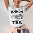 Women's Fueled By Books And Tea Book Lover Bookworm Reading Books Unisex Jersey T-Shirt Women's Fueled By Books And Tea Book Lover Bookworm Reading Books Unisex Jersey T-Shirt