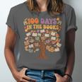 100 Days Of School 100 Days In The Books Librarian Read Unisex Jersey T-Shirt