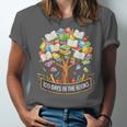100 Days Of School In The Books Librarian Reading Teacher Unisex Jersey T-Shirt