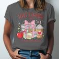 100th Day Of School Teachers 100 Days Of Coffee Chaos Books Unisex Jersey T-Shirt 100th Day Of School Teachers 100 Days Of Coffee Chaos Books Unisex Jersey T-Shirt