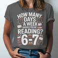67 For Reading With Books Unisex Jersey T-Shirt