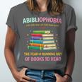 Abibliophobia Book Lovers Graphic Unisex Jersey T-Shirt