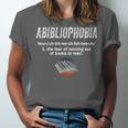 Abibliophobia Pupil Reading Bookworm Tees Reader Unisex Jersey T-Shirt