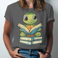 Adorable Turtle Reading Books Unisex Jersey T-Shirt Adorable Turtle Reading Books Unisex Jersey T-Shirt