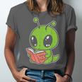 Alien Reading Book Believe In Yourself Kids Women Men Unisex Jersey T-Shirt Alien Reading Book Believe In Yourself Kids Women Men Unisex Jersey T-Shirt