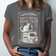 Anti-Social Book-Club Cat Graphic Unisex Jersey T-Shirt