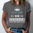 Audiobooks Listener Book Reading Lover Fun Unisex Jersey T-Shirt Audiobooks Listener Book Reading Lover Fun Unisex Jersey T-Shirt