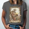 The Aunt Tarot Card Women Skeleton Aunty Book Lover Unisex Jersey T-Shirt
