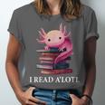 Axolotl Book Lover Librarian Reading Library Readers Unisex Jersey T-Shirt Axolotl Book Lover Librarian Reading Library Readers Unisex Jersey T-Shirt