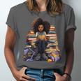 Back To School Afro Melanin Girl Reading Book Bookworm Unisex Jersey T-Shirt Back To School Afro Melanin Girl Reading Book Bookworm Unisex Jersey T-Shirt