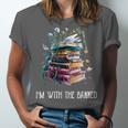 Im With The Banned Book Readers Librarians Read Banned Books Unisex Jersey T-Shirt Im With The Banned Book Readers Librarians Read Banned Books Unisex Jersey T-Shirt