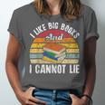 I Like Big Books And I Cannot Lie Bookworm Reading Teacher Unisex Jersey T-Shirt I Like Big Books And I Cannot Lie Bookworm Reading Teacher Unisex Jersey T-Shirt